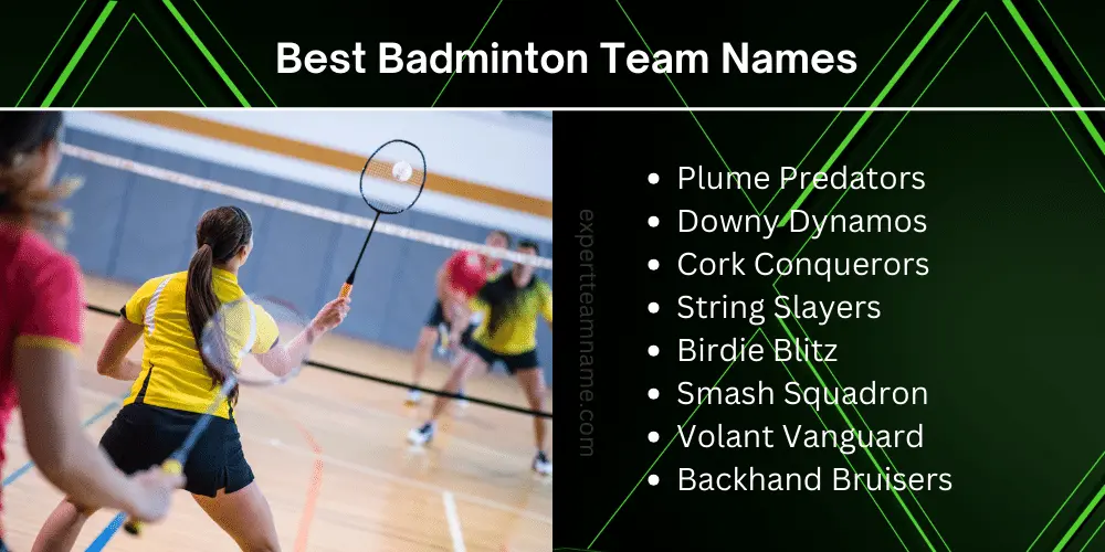 Best Badminton Team Names