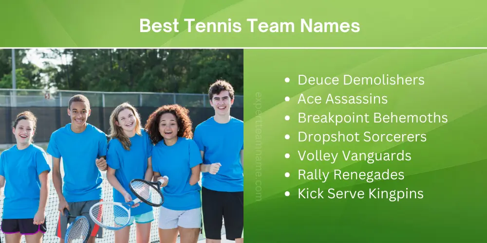Best Tennis Team Names