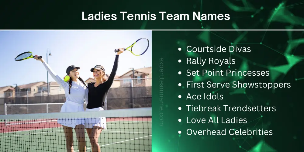 Ladies Tennis Team Names