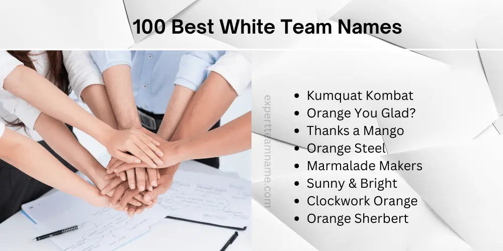 Best White Team Names