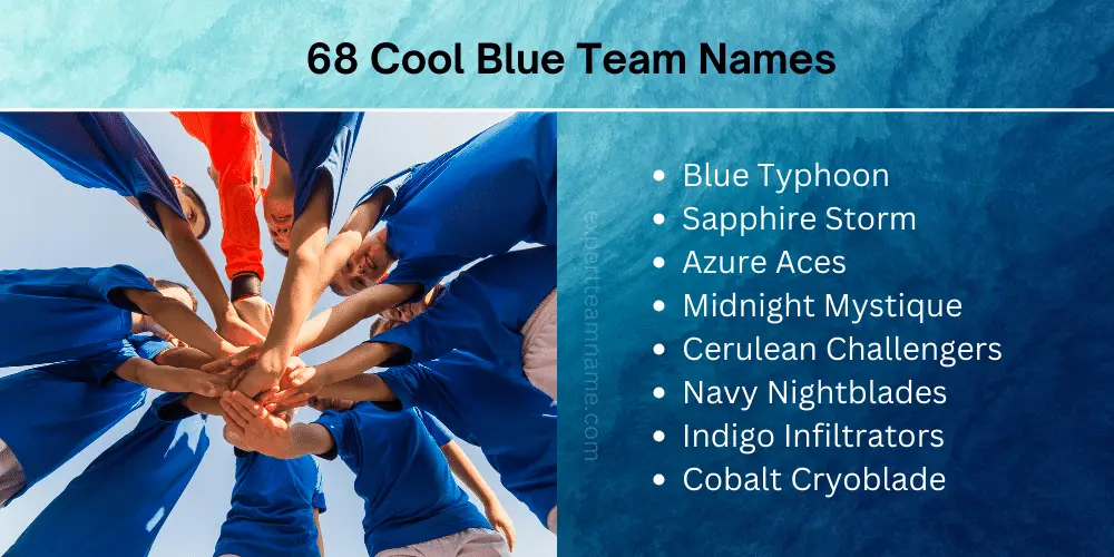 68 Cool Blue Team Names