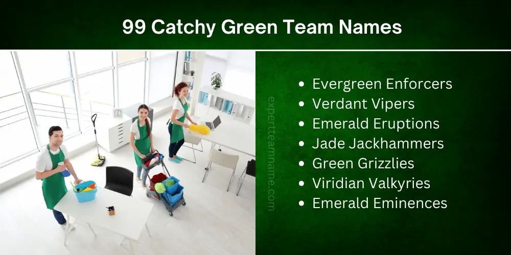 Catchy Green Team Names