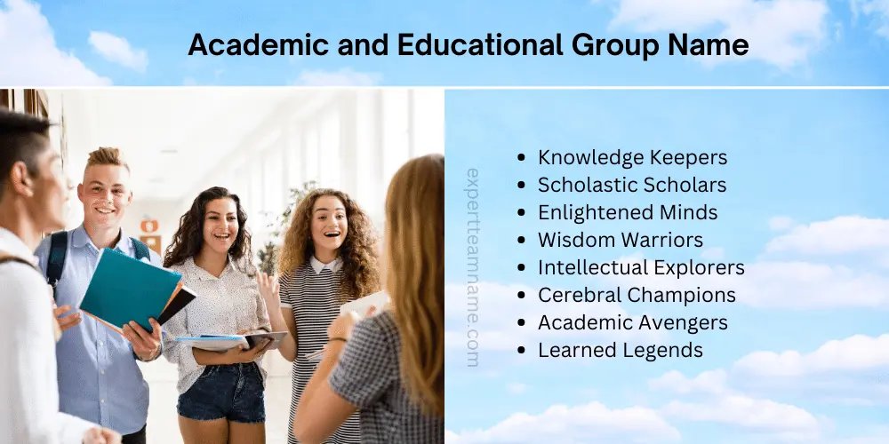 Academic and Educational Group Name