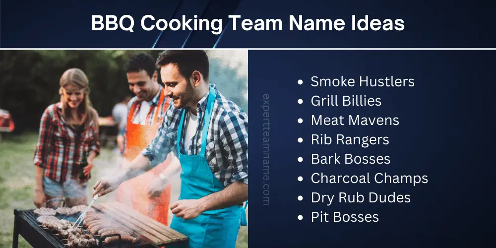 BBQ cooking team name ideas