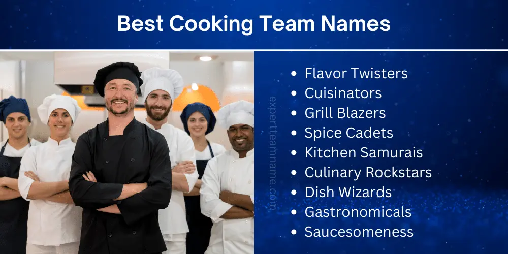 Best Cooking Team Names