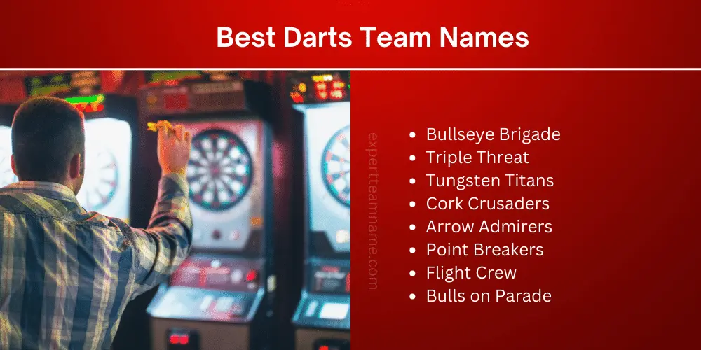 Best Darts Team Names