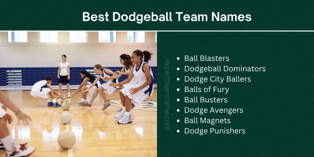 Best Dodgeball Team Names