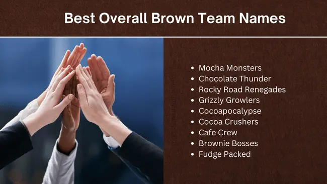 Brown Team Names