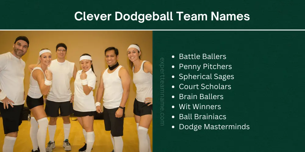 Clever Dodgeball Team Names