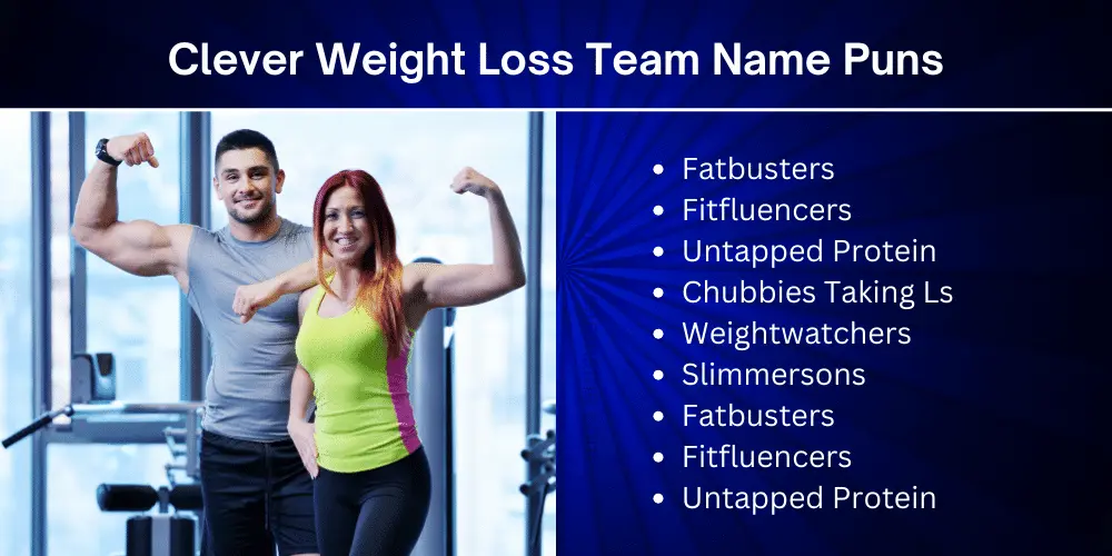 Clever Weight Loss Team Name Puns