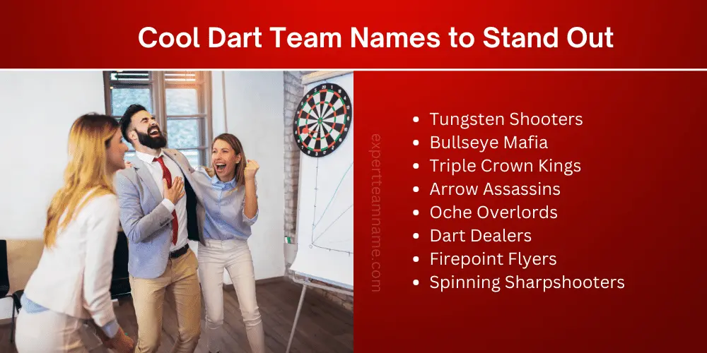 Cool Dart Team Names to Stand Out