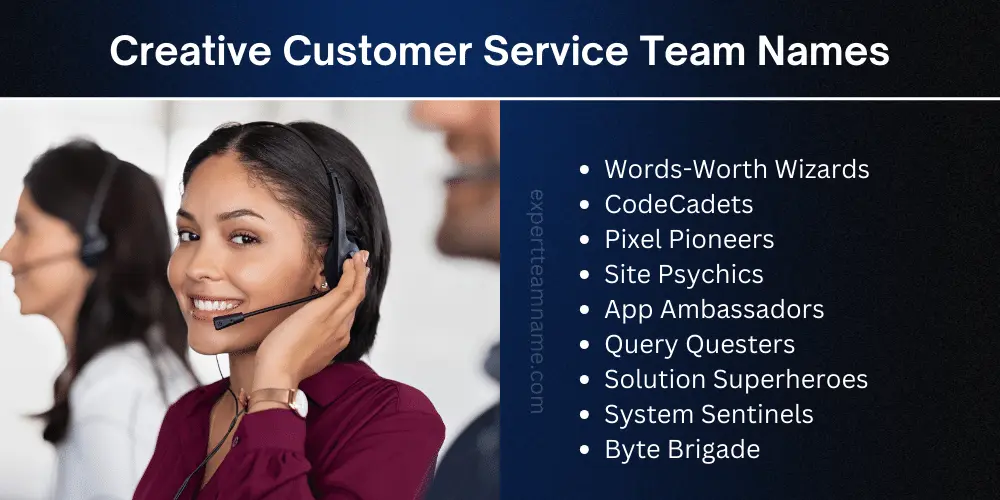 Creative Customer Service Team Names