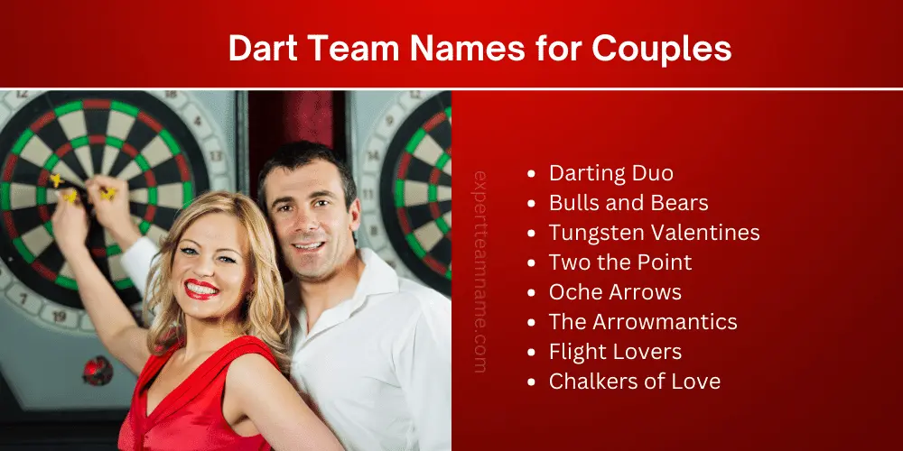 Dart Team Names for Couples