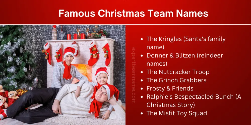 Famous Christmas Team Names