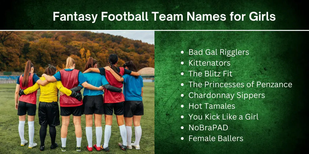 Fantasy Football Team Names for Girls