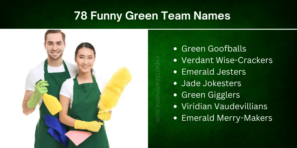 Funny Green Team Names