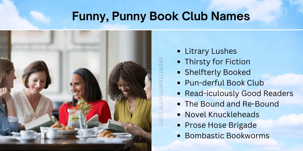 Funny, Punny Book Club Names