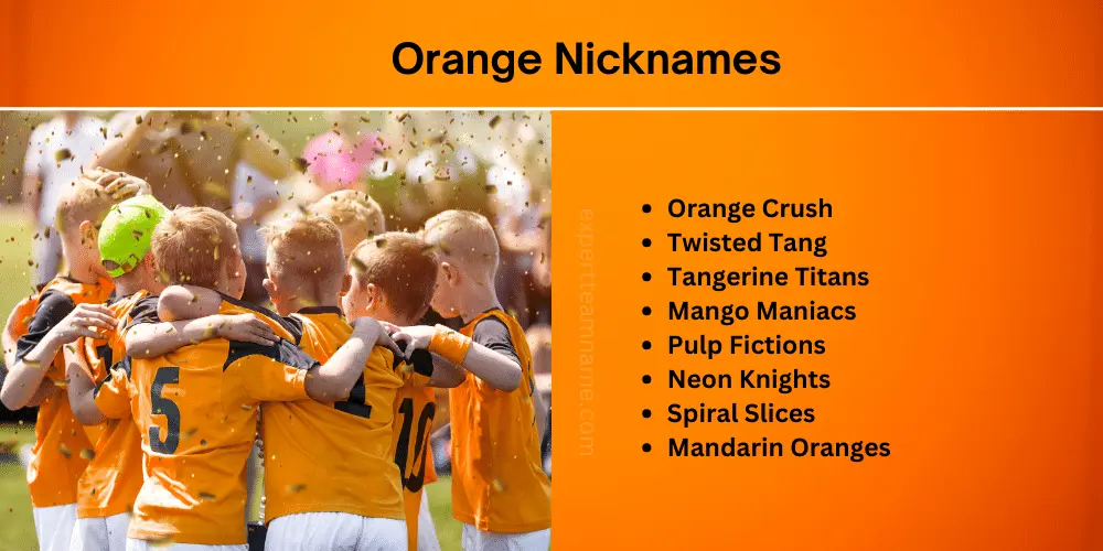 Orange Nicknames