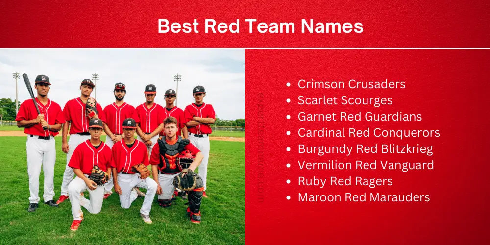 BEST RED TEAM NAME