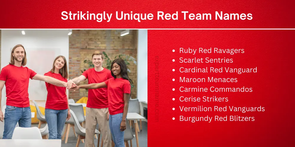 Strikingly Unique Red Team Names