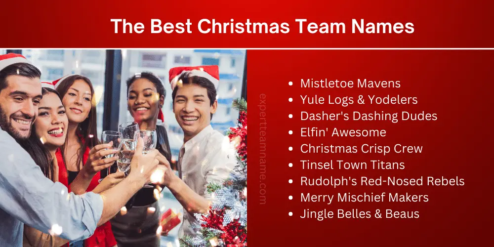 The Best Christmas Team Names