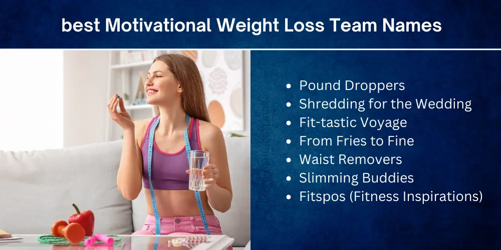 best Motivational Weight Loss Team Names