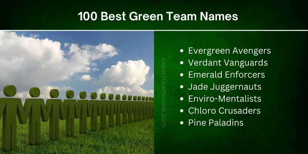 best green team name