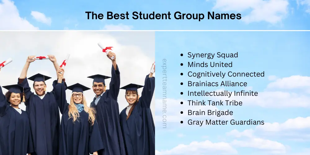 the best student group names