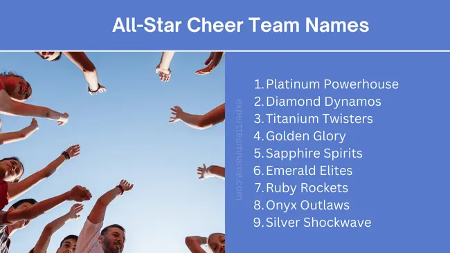 Cheer Team Names