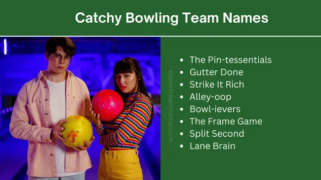 Catchy Bowling Team Names