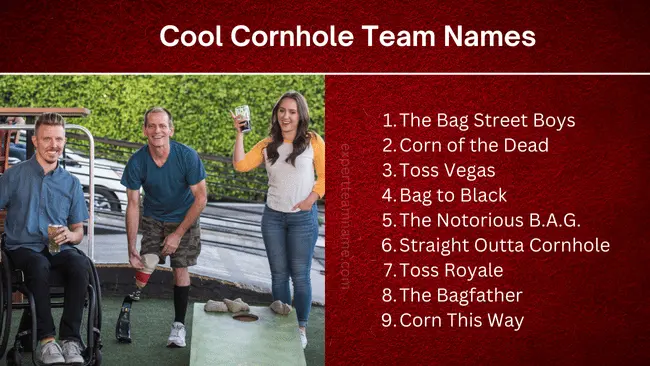 Cool Cornhole Team Names