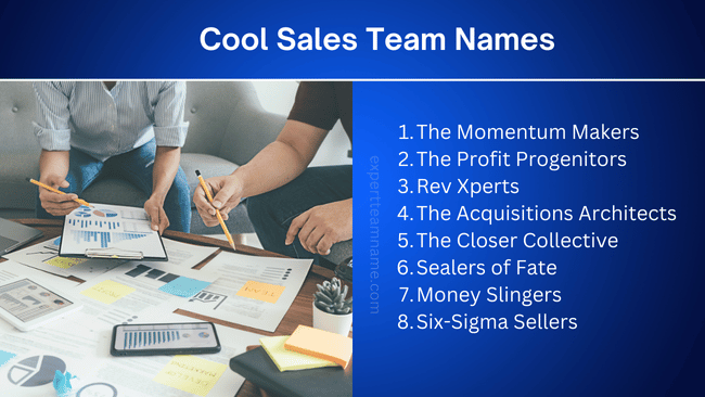 Cool Sales Team Names