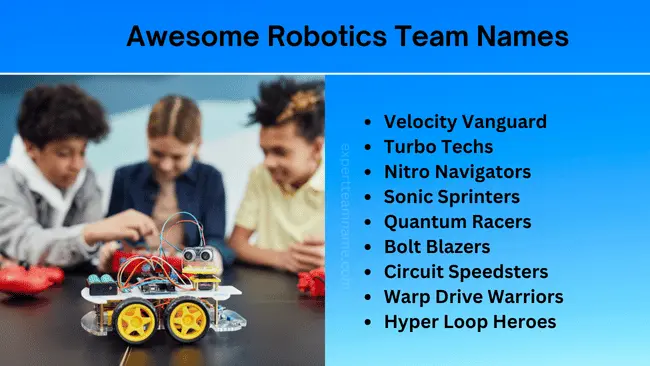 Awesome Robotics Team Names