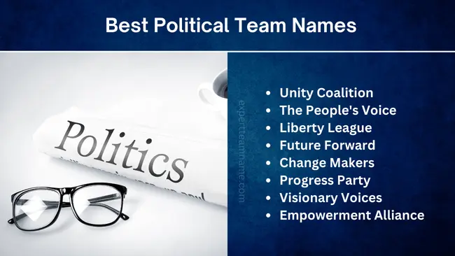 Best Political Team Names