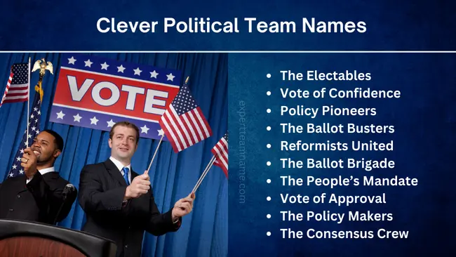 Clever Political Team Names