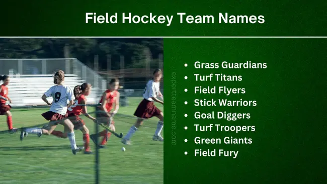 Field Hockey Team Names