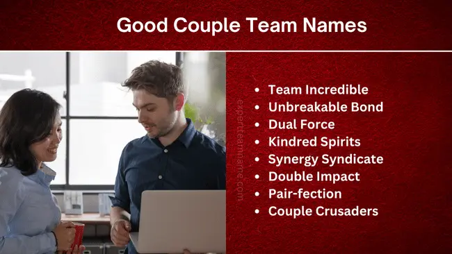 Good Couple Team Names