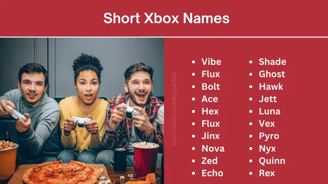 Short Xbox Names