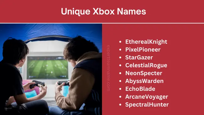 Unique Xbox Names