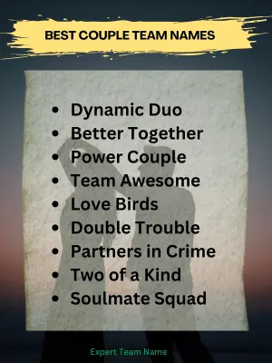 Best Couple Team Names