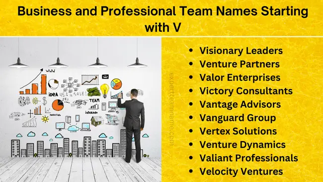 Business and Professional Team Names Starting with V