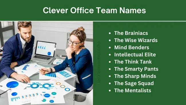 Clever Office Team Names