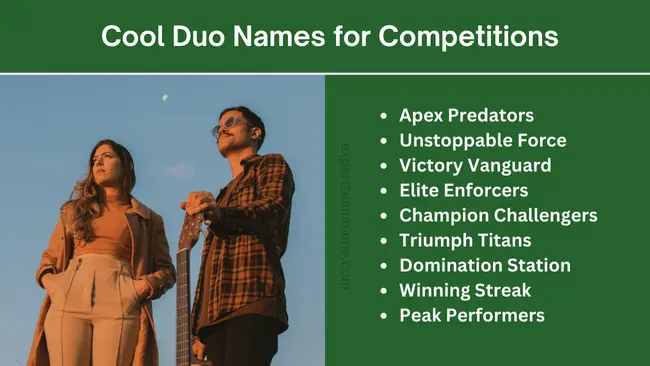 Cool Duo Names for Competitions