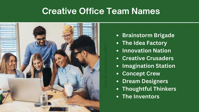 Creative Office Team Names