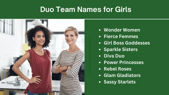 Duo Team Names for Girls