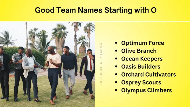 Good Team Names Starting with O