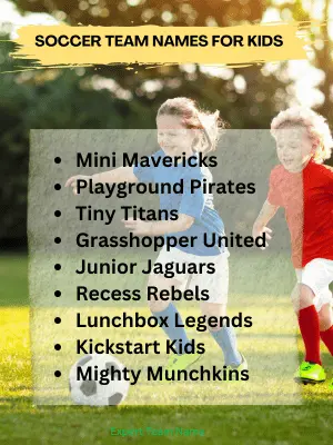 Soccer Team Names for Kids