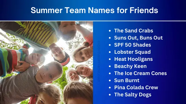 Summer Team Names