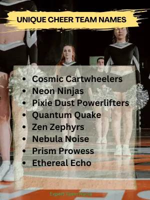 Unique Cheer Team Names