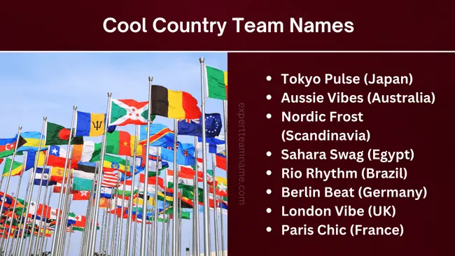 Cool Country Team Names 